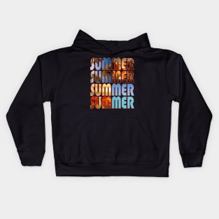 The Feelings Of Summer Kids Hoodie